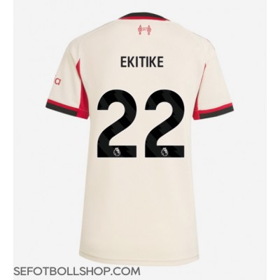 Billiga Liverpool Hugo Ekitike #22 Borta fotbollskläder Dam 2025-26 Kortärmad Billiga Liverpool Hugo Ekitike #22 Borta fotbollskläder Dam 2025-26 Kortärmad